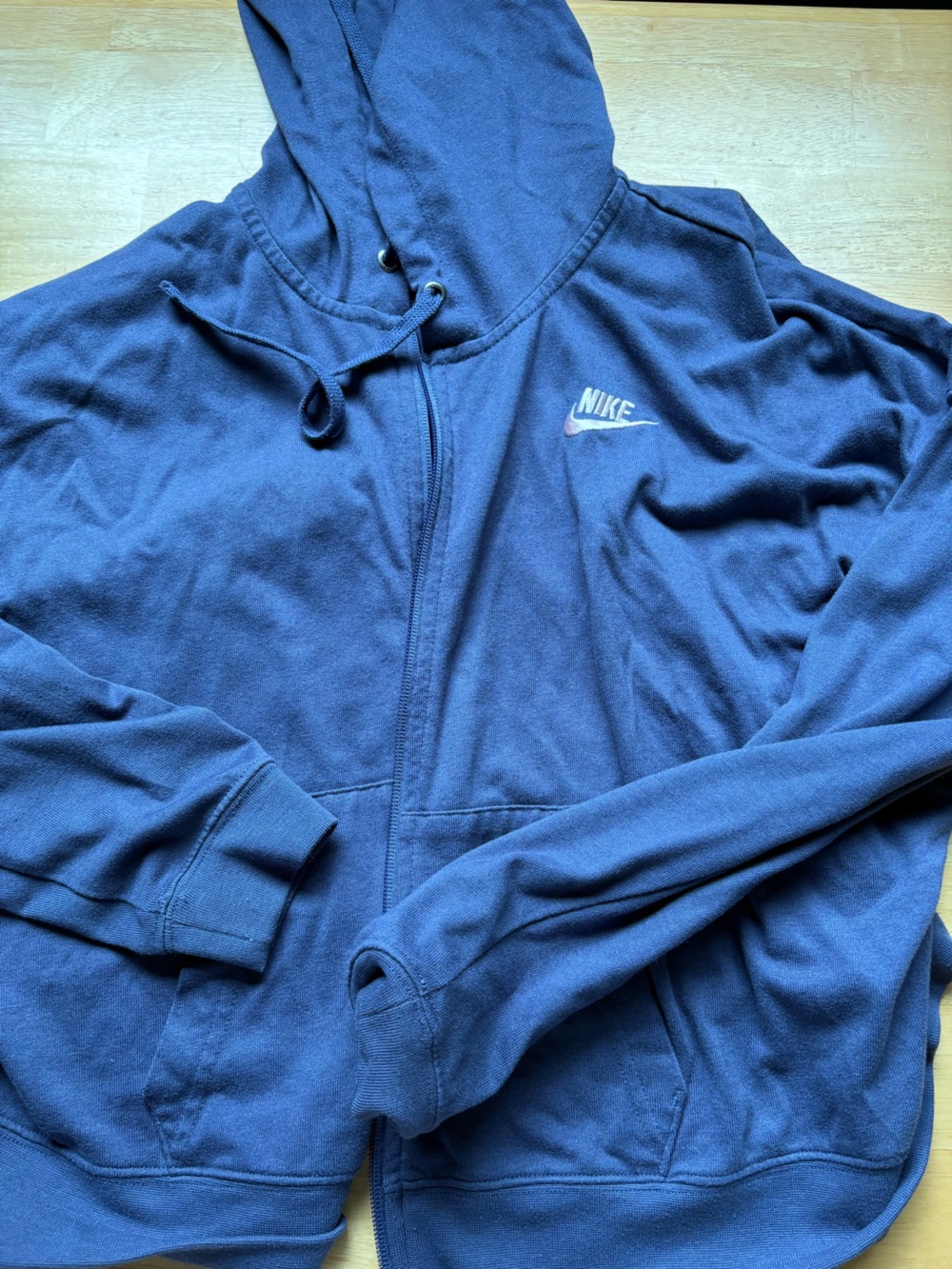 Nike Navy Blue Full-Zip Hoodie